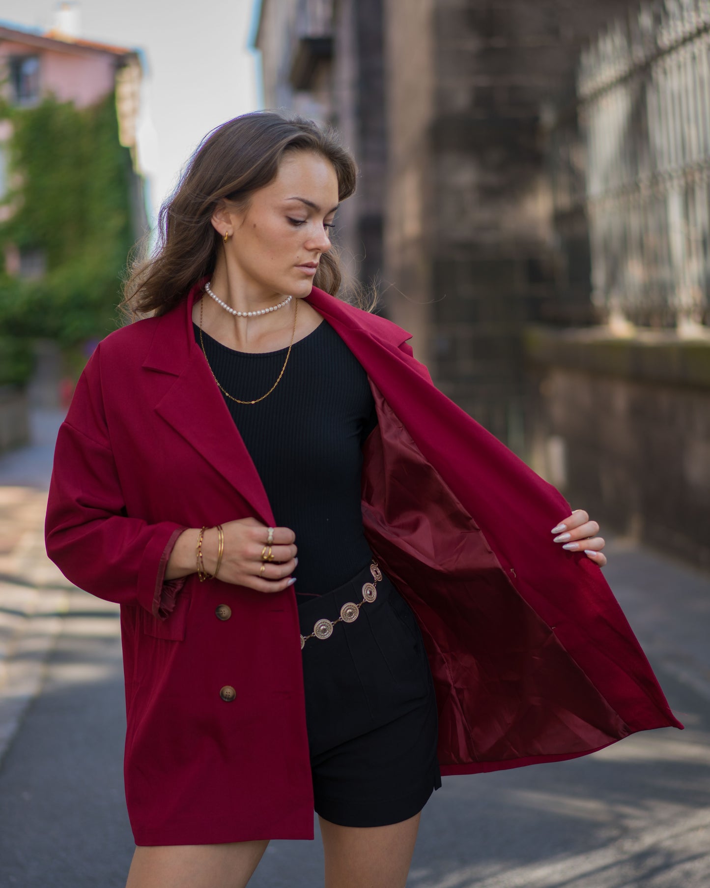 Veste Amandine Bordeaux