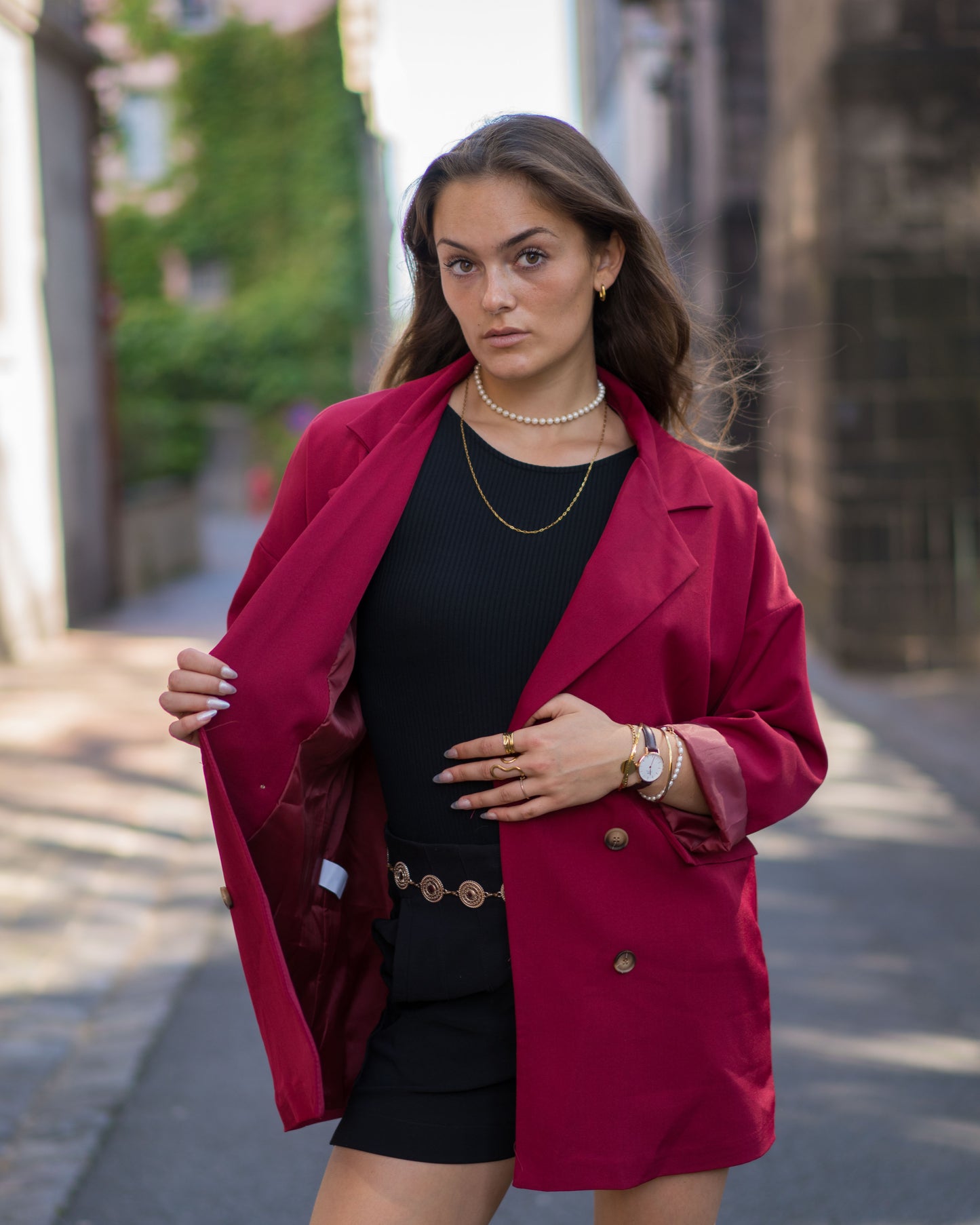 Veste Amandine Bordeaux