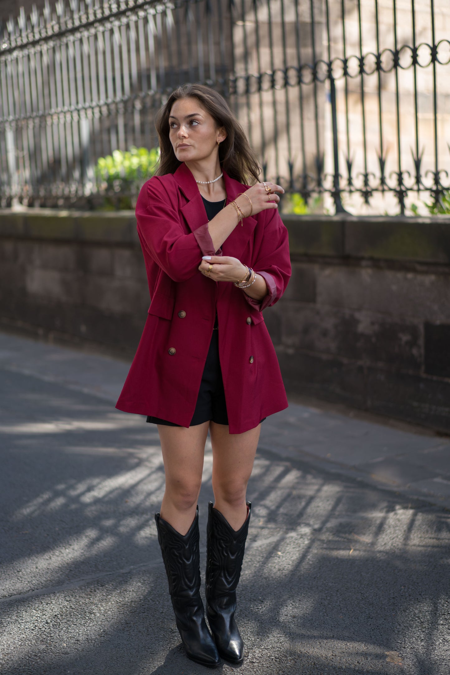 Veste Amandine Bordeaux