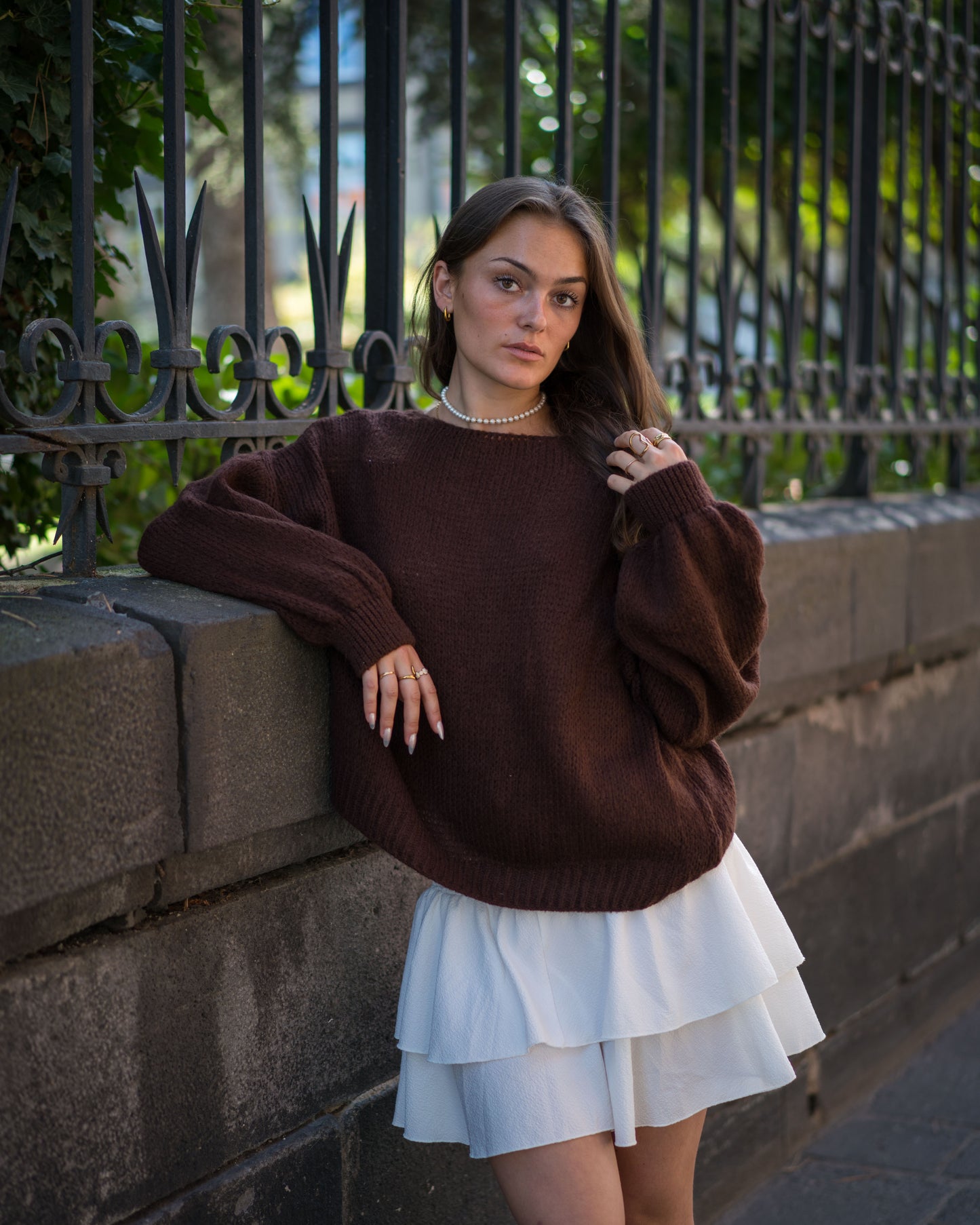 Gilet Flavie Marron