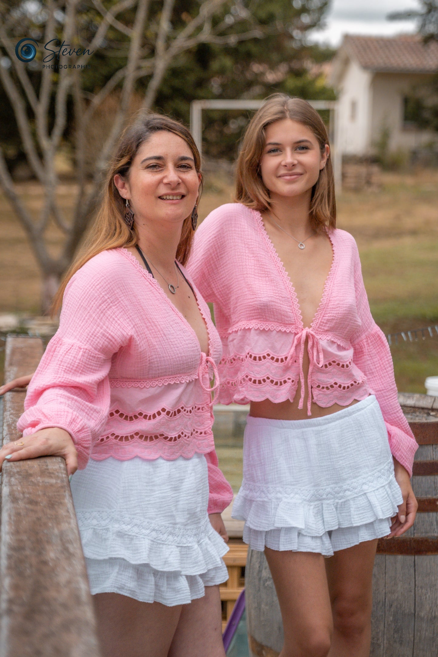 Gilet Lilou Rose