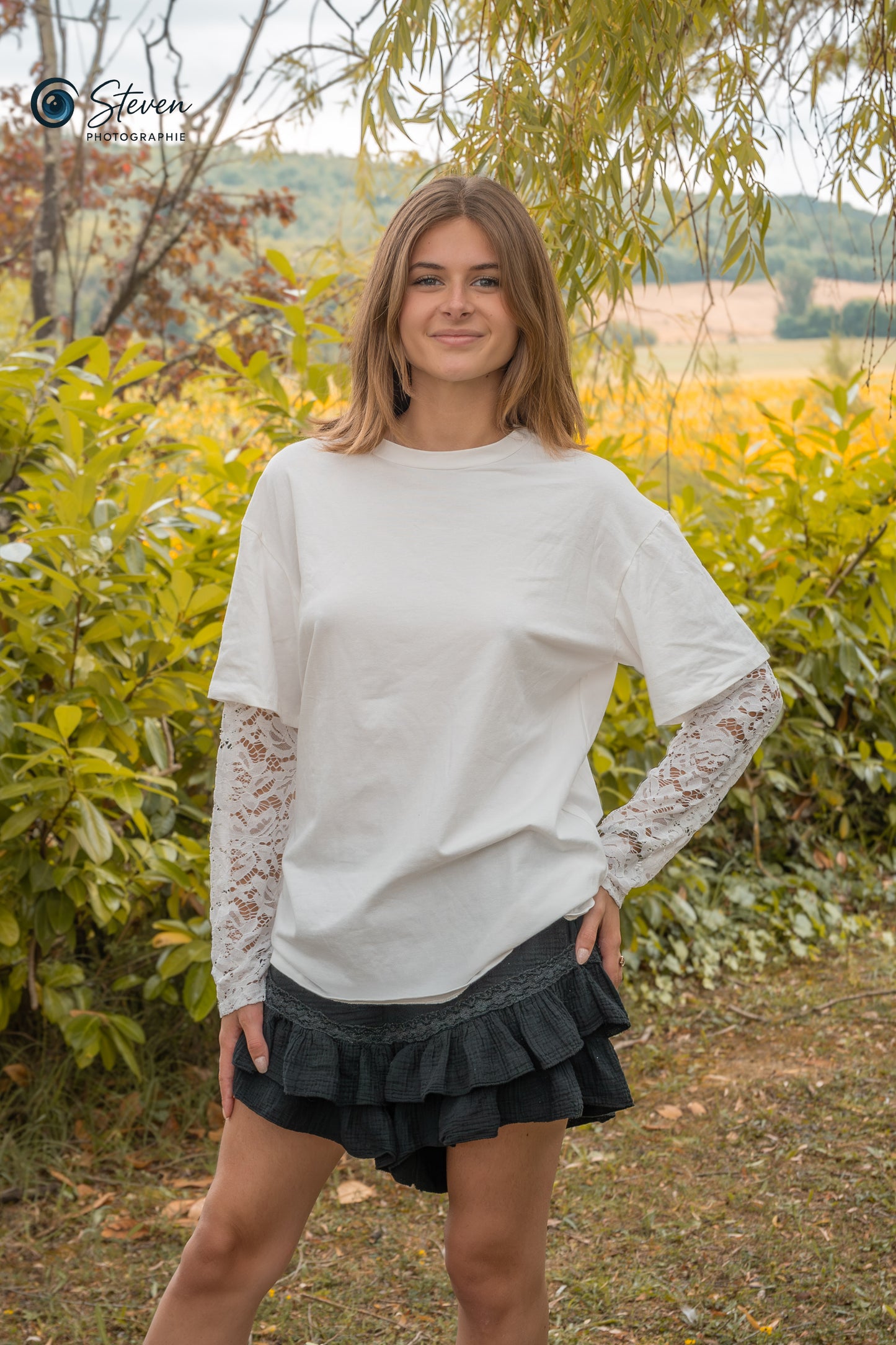 Tee-shirt Elise blanc