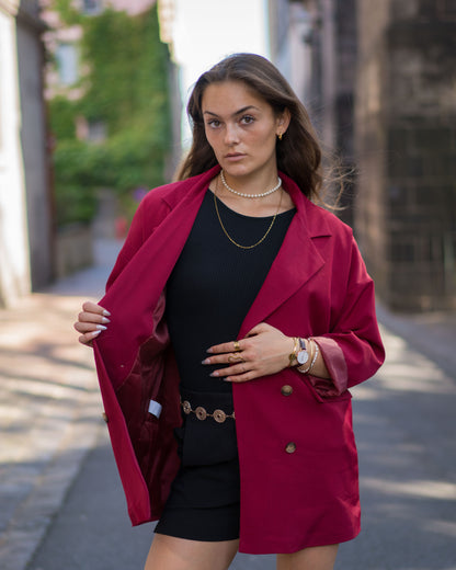 Veste Amandine Bordeaux