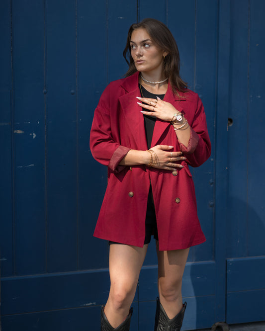 Veste Amandine Bordeaux