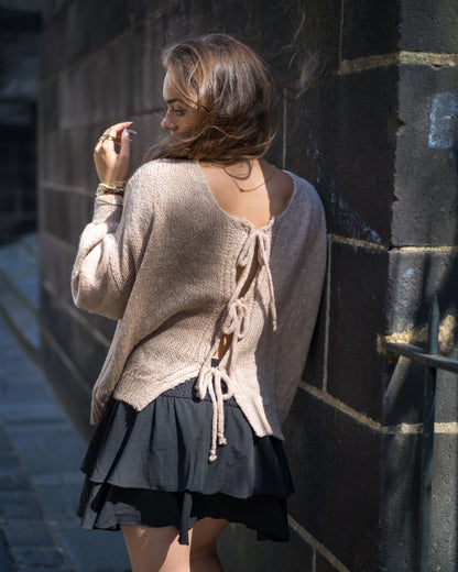 Gilet Flavie Beige