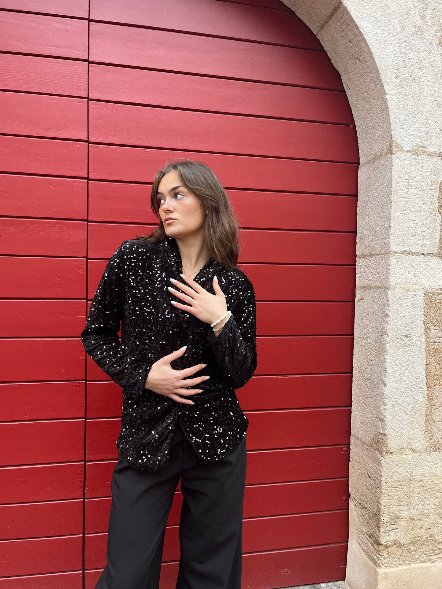 Blazer Maria à paillettes