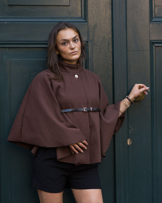 Poncho Mia Marron