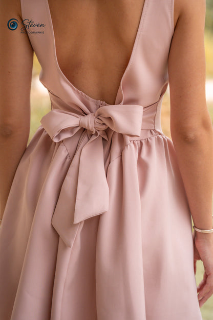 Robe May "vieux" Rose